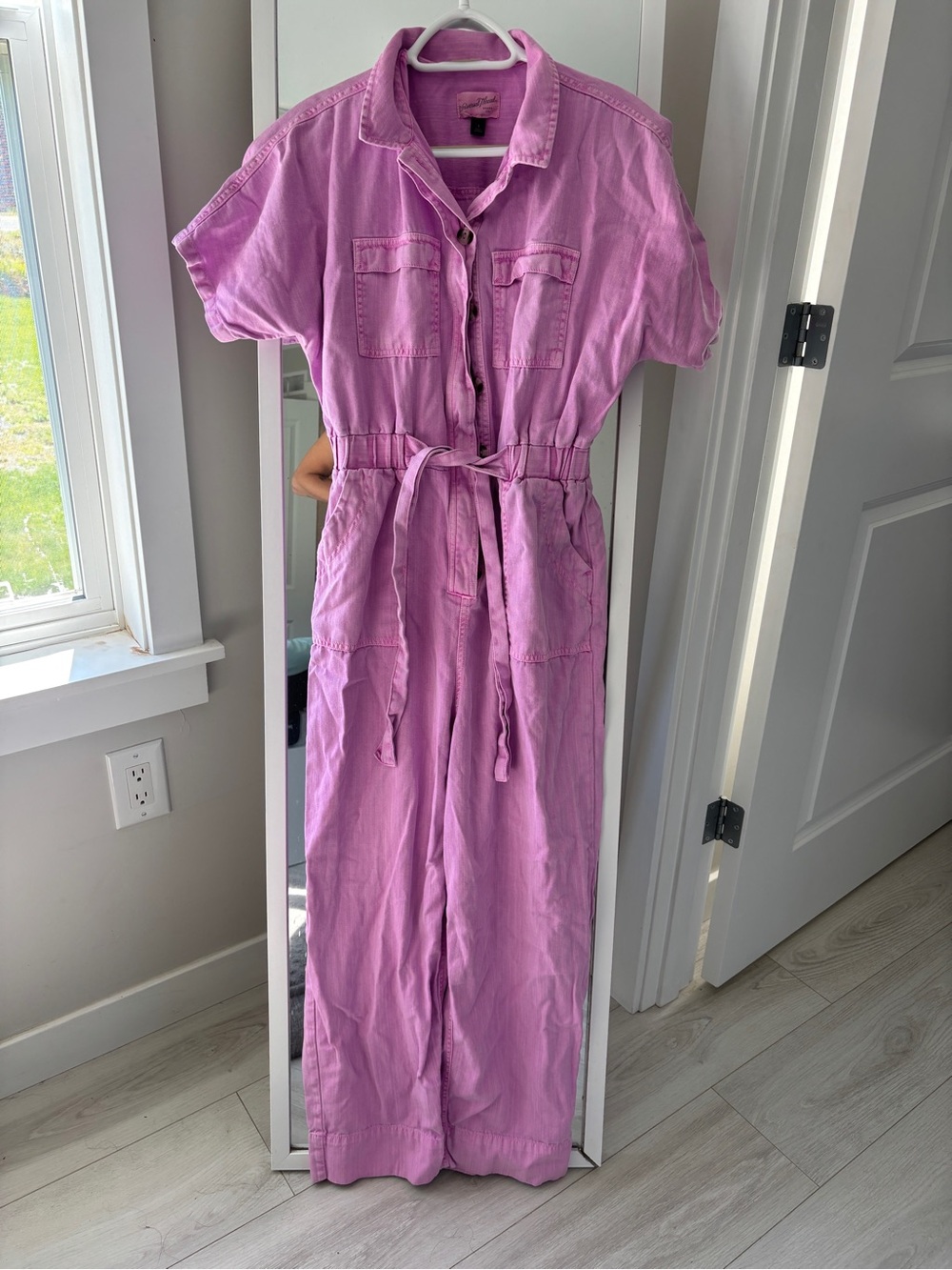 Woman’s ' Pink Utility Jumpsuit One-Piece